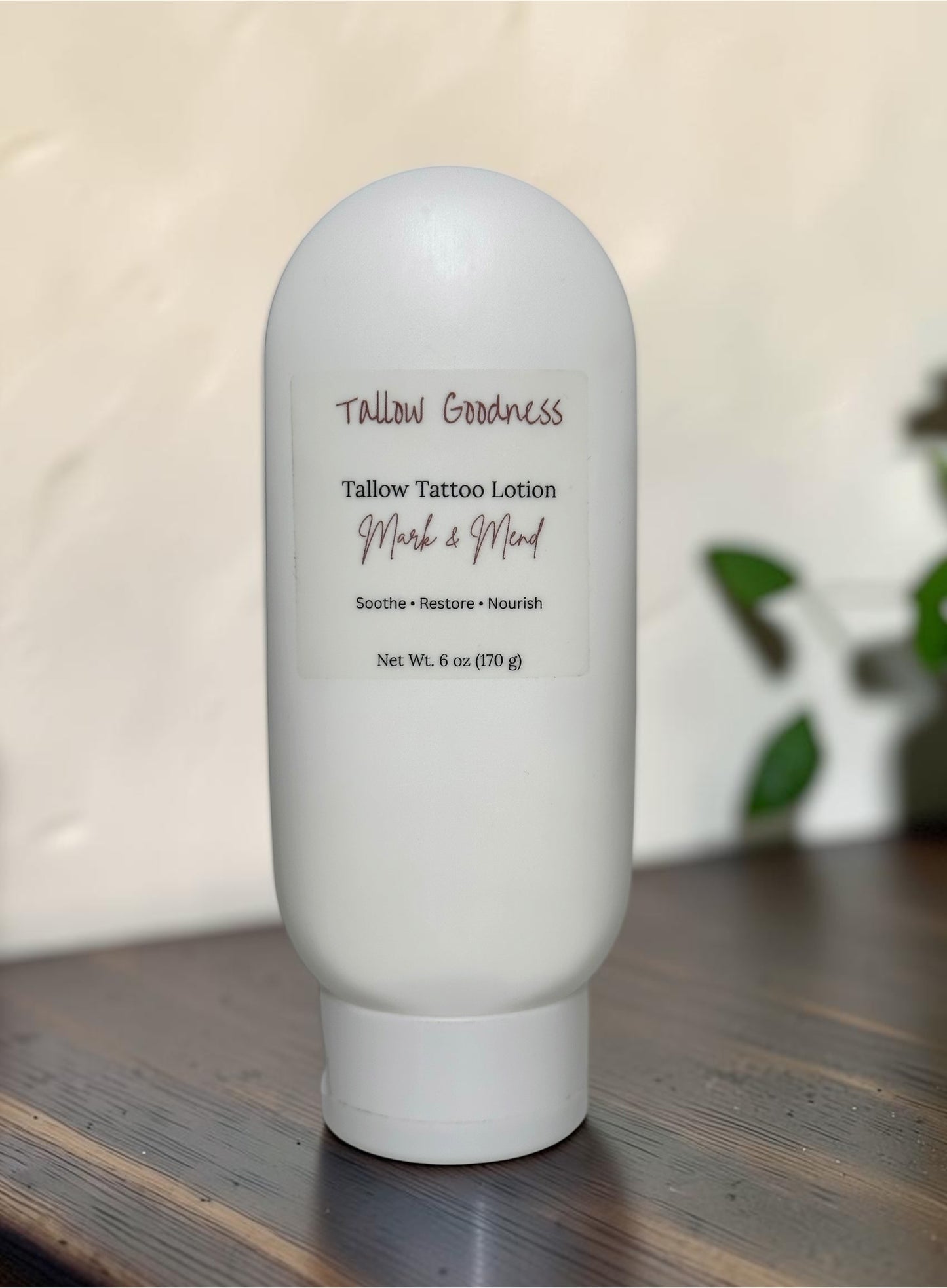 Mark & Mend Tattoo Lotion | Grass-Fed Tallow - 6 oz