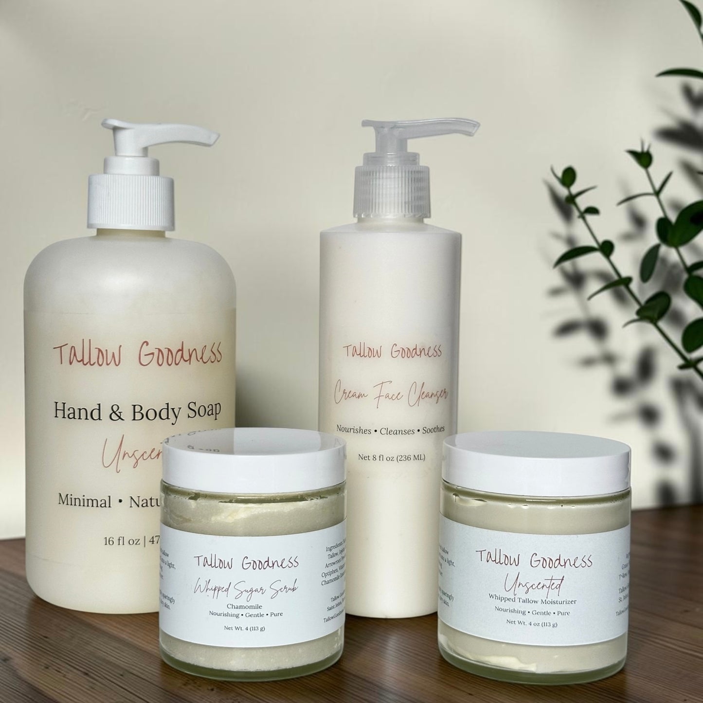 Face & Body Care Bundle | Soap, Face Cleanser, Moisturizer & Sugar Scrub