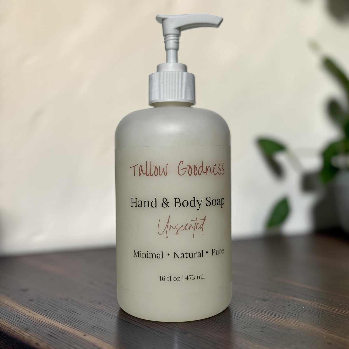 Tallow Hand & Body Soap (16 oz)