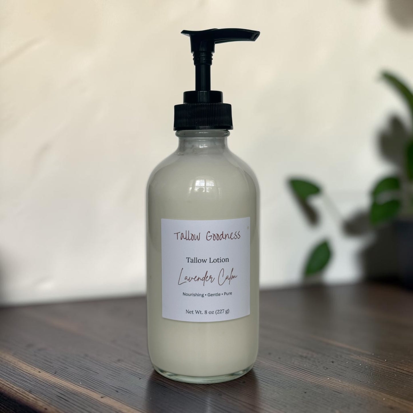 Grass-Fed Tallow Lotion – Lightweight Tallow Moisturizer – Natural Body Lotion for Sensitive Skin