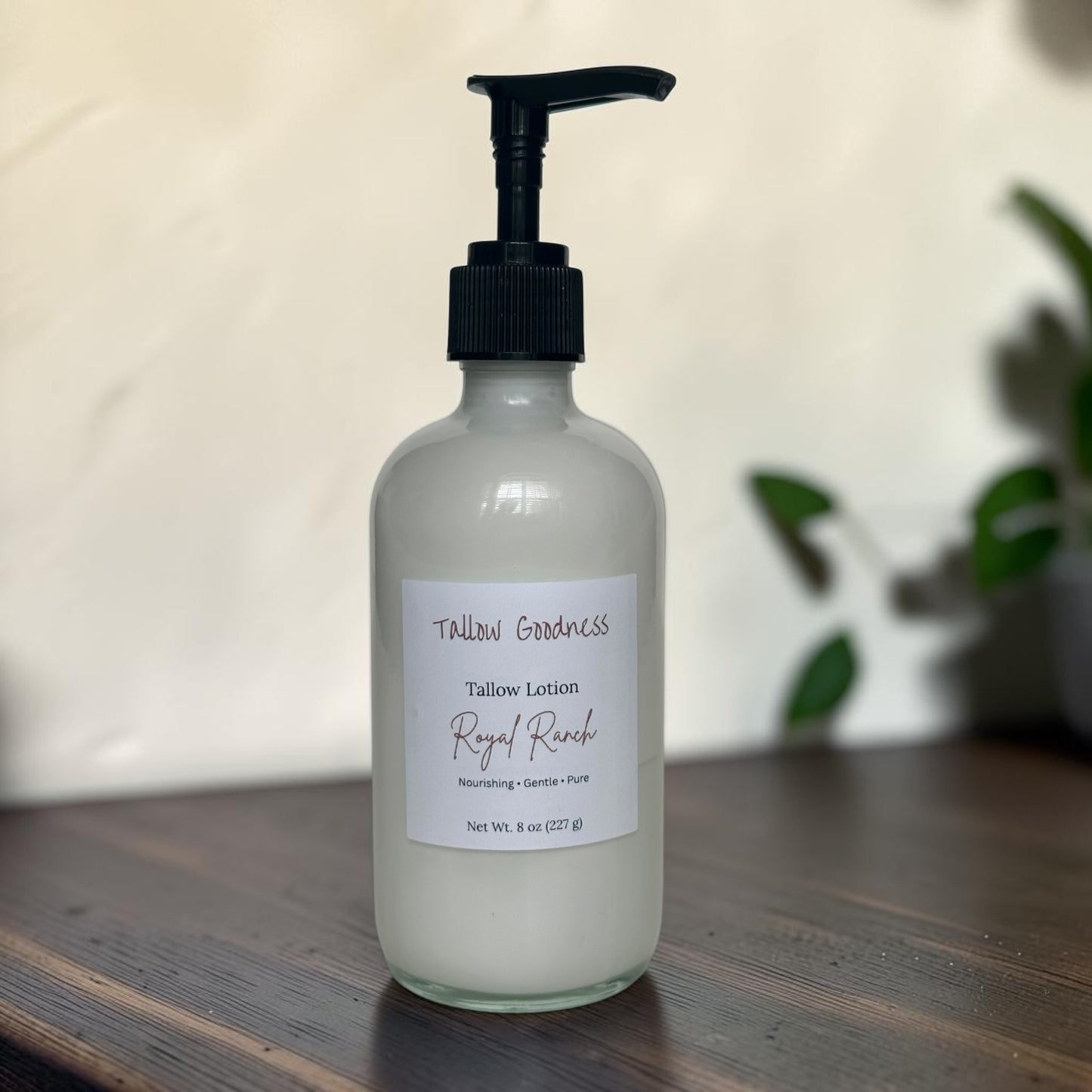 Grass-Fed Tallow Lotion – Lightweight Tallow Moisturizer – Natural Body Lotion for Sensitive Skin