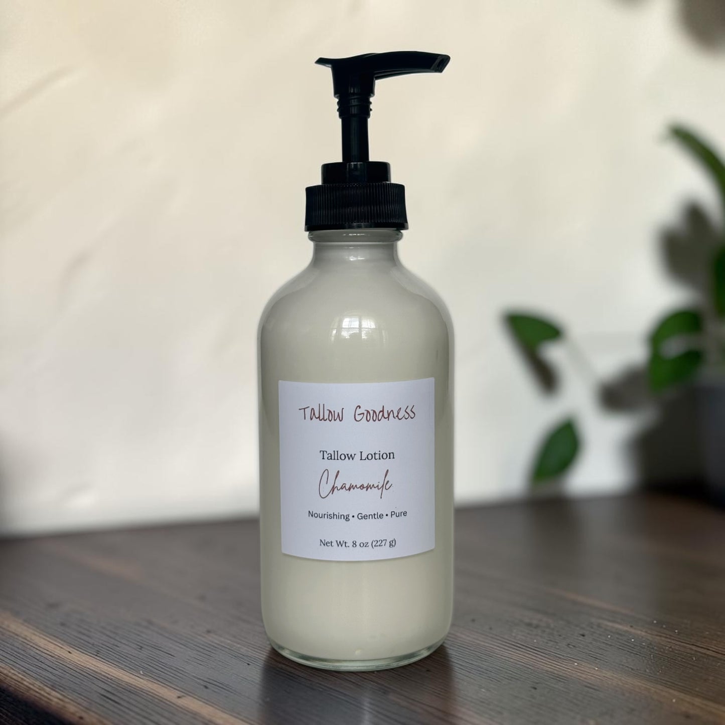 Grass-Fed Tallow Lotion – Lightweight Tallow Moisturizer – Natural Body Lotion for Sensitive Skin