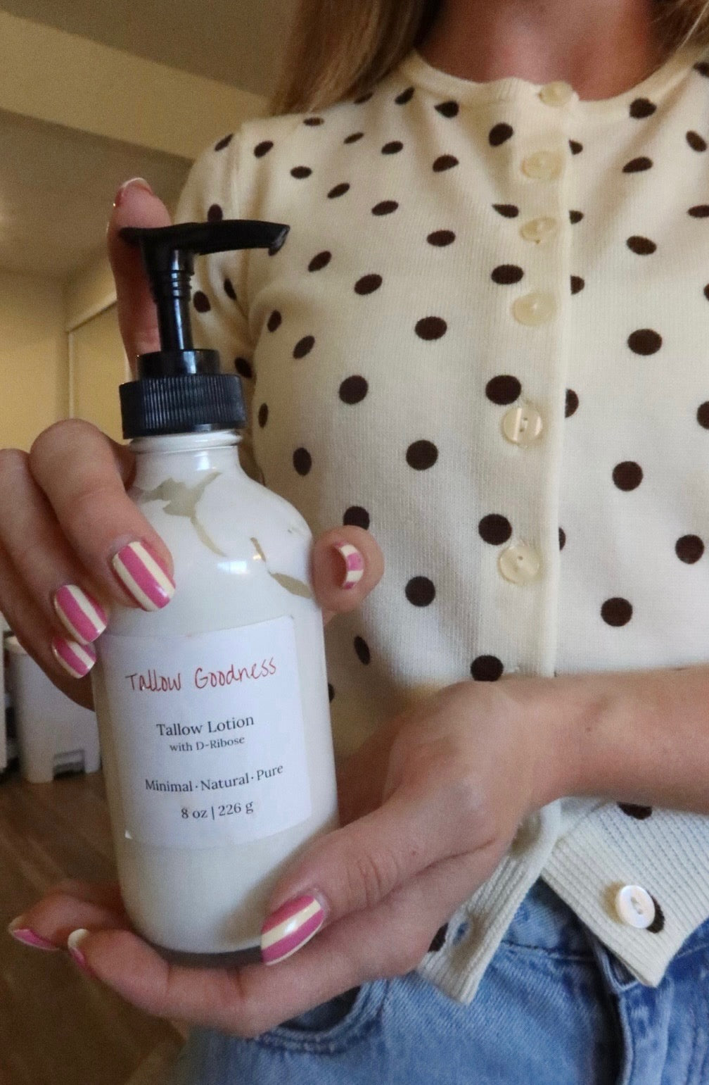 Grass-Fed Tallow Lotion – Deep Hydration Moisturizer for Dry & Sensitive Skin