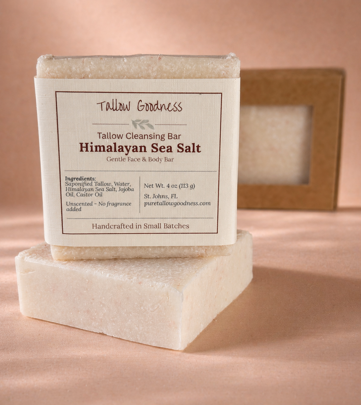 Tallow Cleansing Bar Traditional, Skin-Friendly Soap