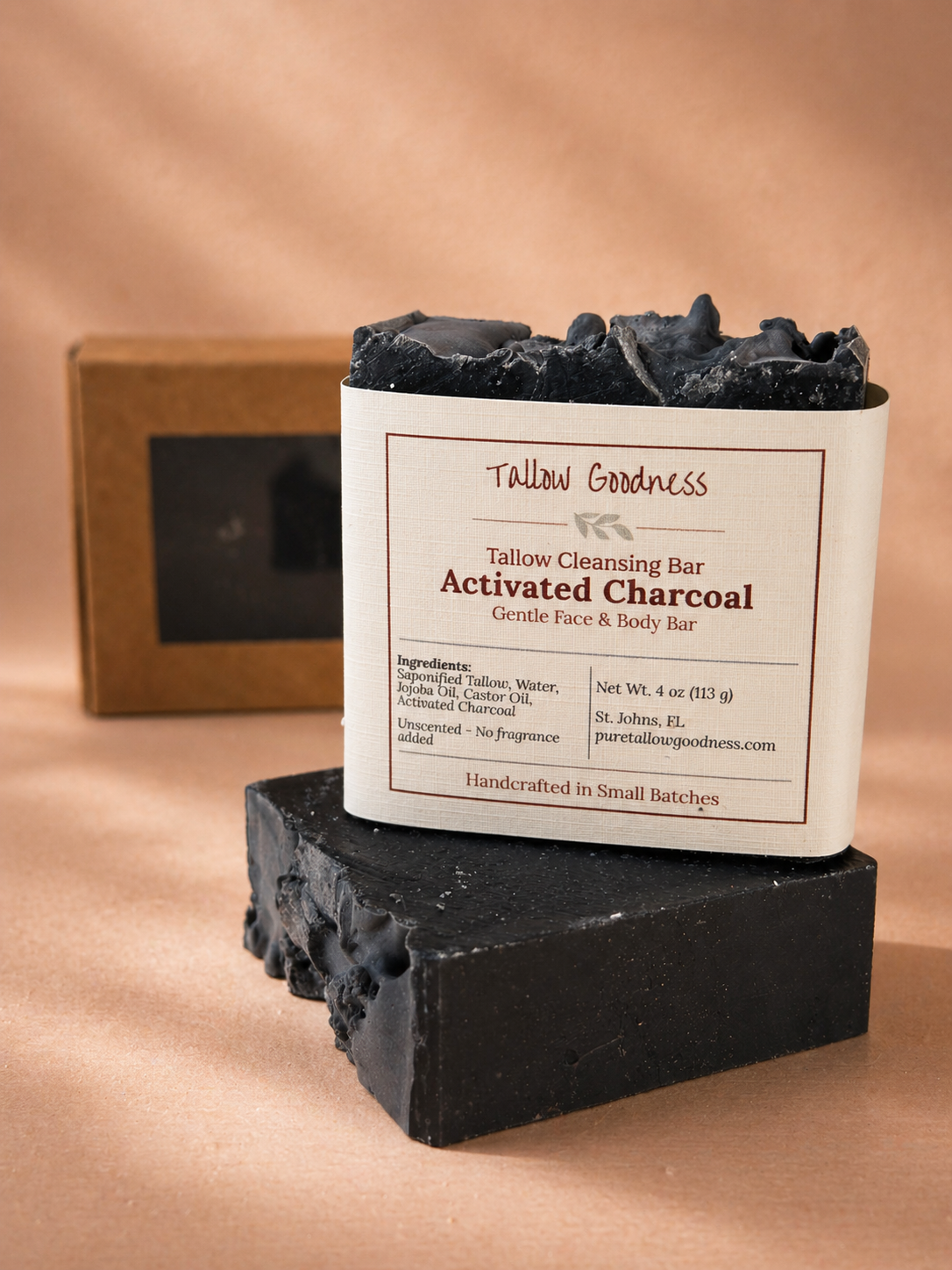 Tallow Cleansing Bar Traditional, Skin-Friendly Soap
