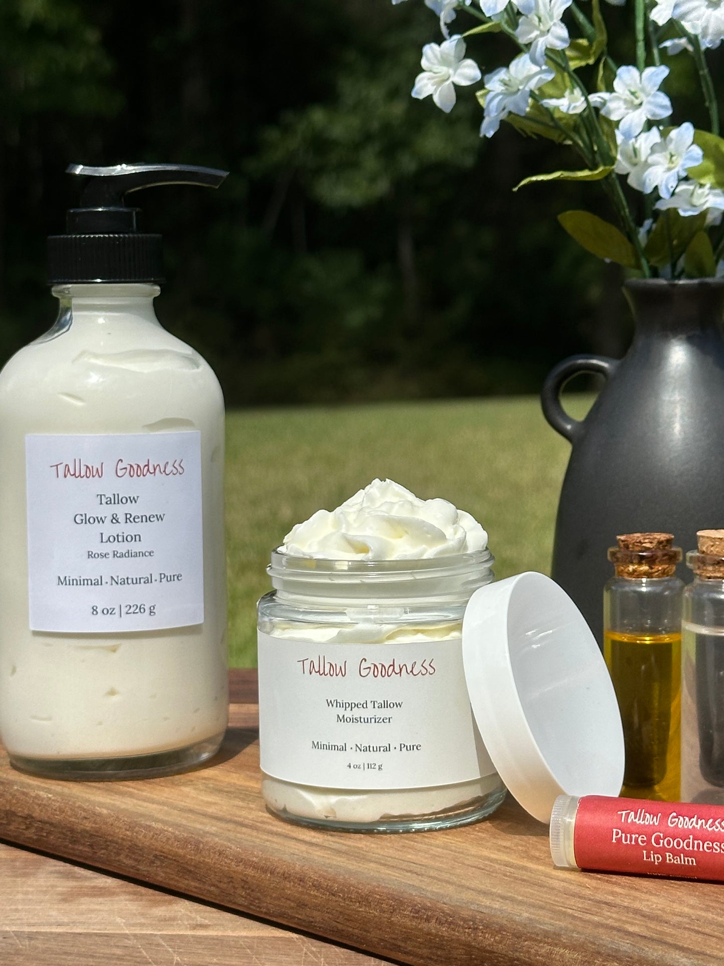 Tallow Goodness Essentials Bundle
Nourish. Restore. Glow